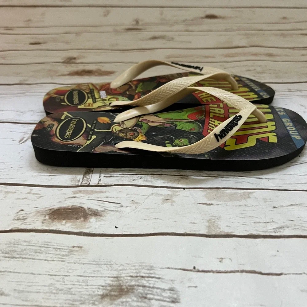 Havaianas Flip Flops Multicolor Marvel Guardians of the Galaxy Mens 11/12M